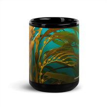 Load image into Gallery viewer, WILDCOAST 'KELP FOREST' Black Glossy Mug